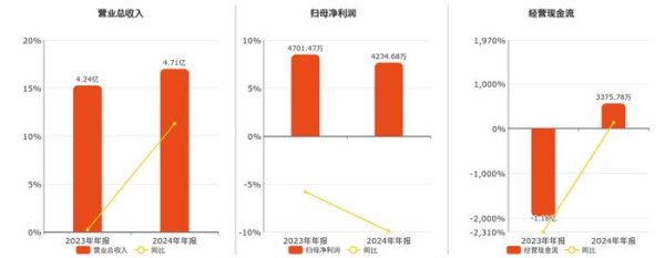 线上配资炒股： 研奥股份(300923.SZ)2024年净利润为4234.68万元、较去年同期下降9.93%